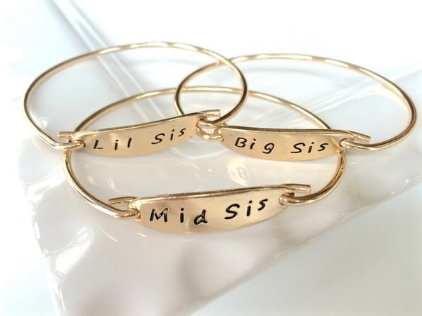 Sister Bracelets For Two